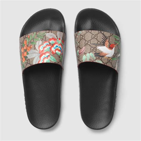 designer slides men gucci|Gucci inspired men's slides.